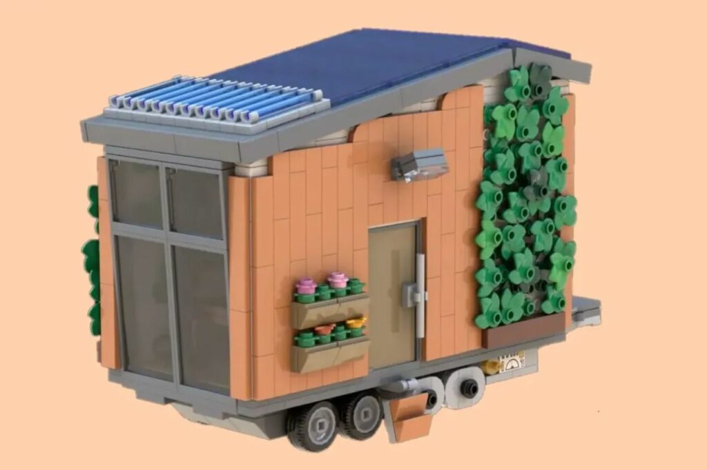 LEGO Off-grid tiny house on wheels