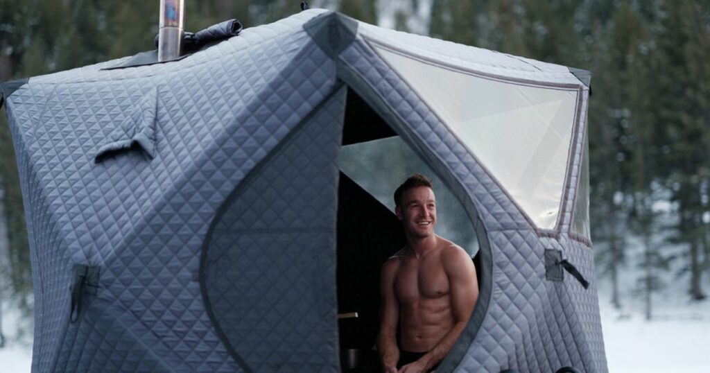 SweatTent is a portable sauna for wilderness