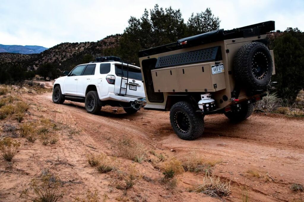 On the road with the Highland 60 camper trailer