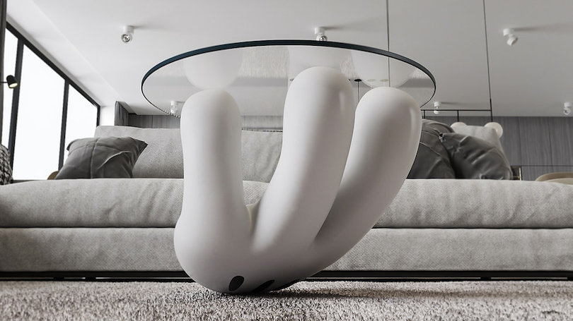 Voila! Coffee Table by Mousarris and Yoni Alter