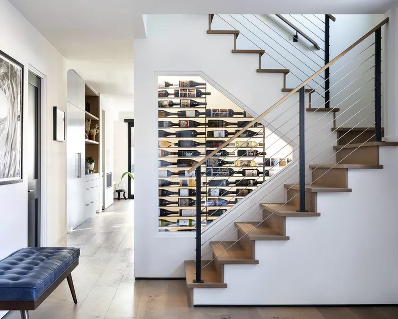 Best Under-Stair Design Ideas - build a wine rack