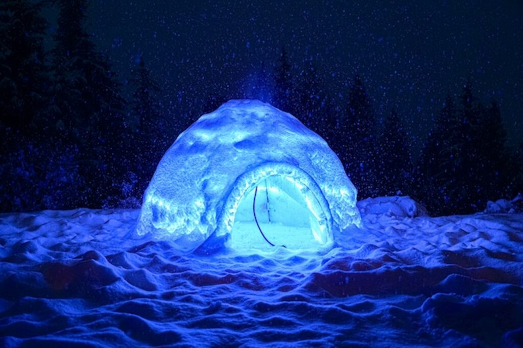 Experience Winter Magic Anywhere with Inland Iglu's DIY Igloo