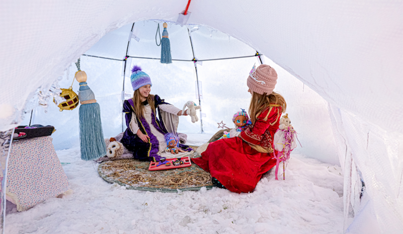 Experience Winter Magic Anywhere with Inland Iglu's DIY Igloo