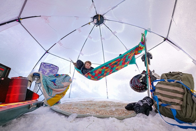 Experience Winter Magic Anywhere with Inland Iglu's DIY Igloo