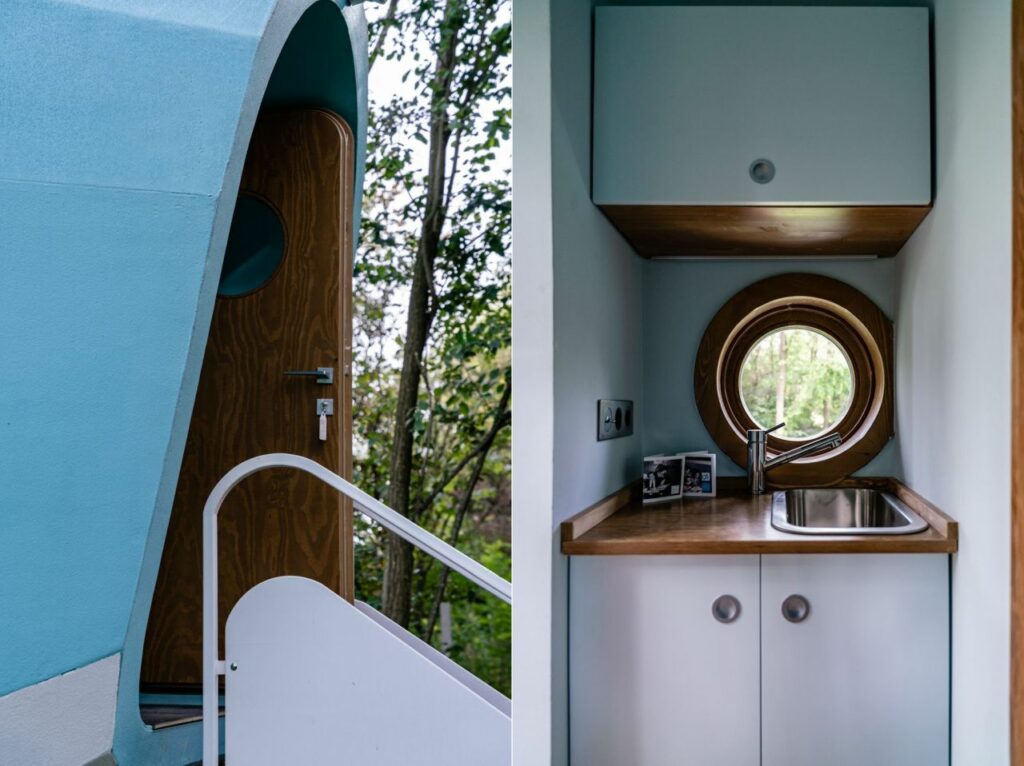 Jet House airplane-shaped cabin by Hello Wood