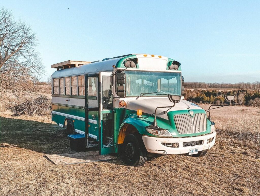 Little Gus The Bus conversion exterior design  