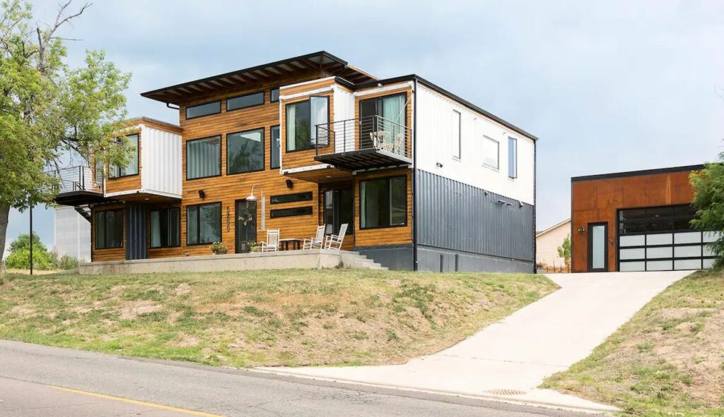 Unique Shipping Container Home in Denver, Colorado