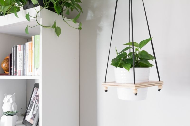 Plant Hanger from scrap wood 