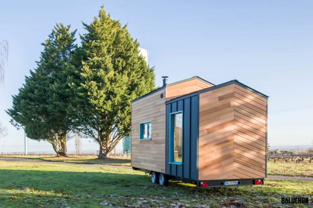 Baluchon's House of Happiness tiny house on wheels