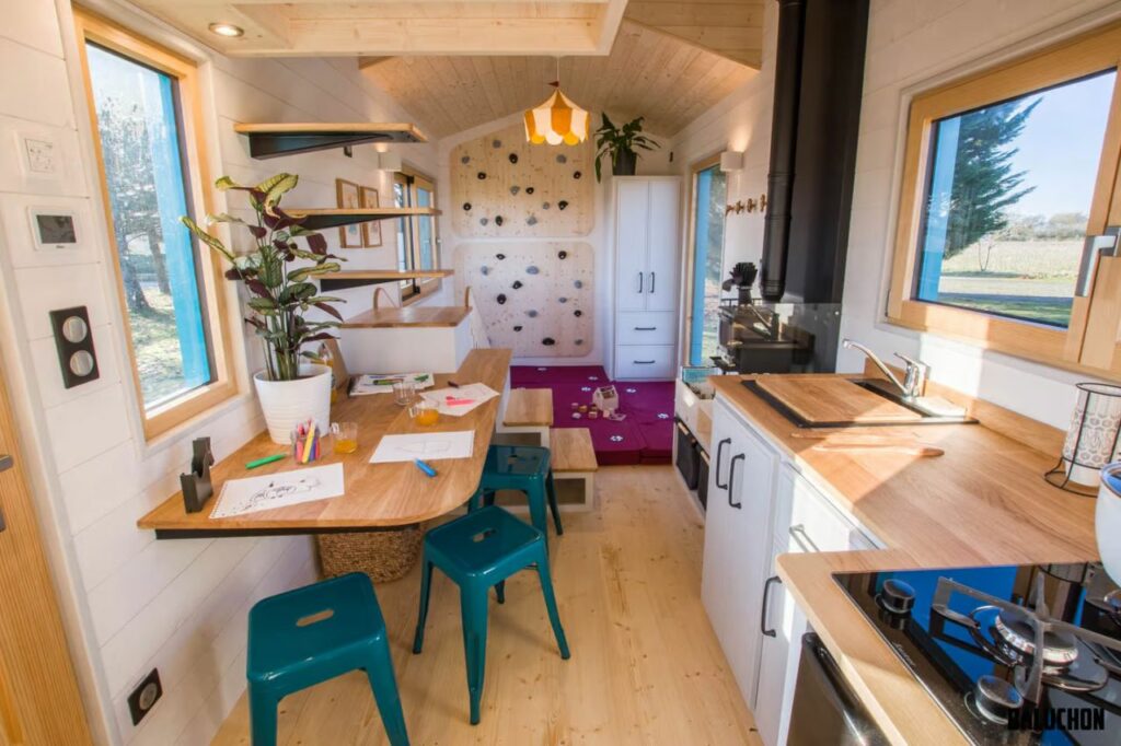 Baluchon's House of Happiness tiny house on wheels