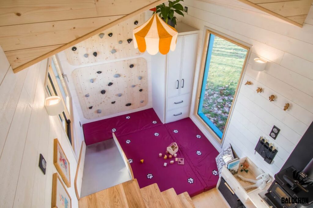 Baluchon's House of Happiness tiny house on wheels