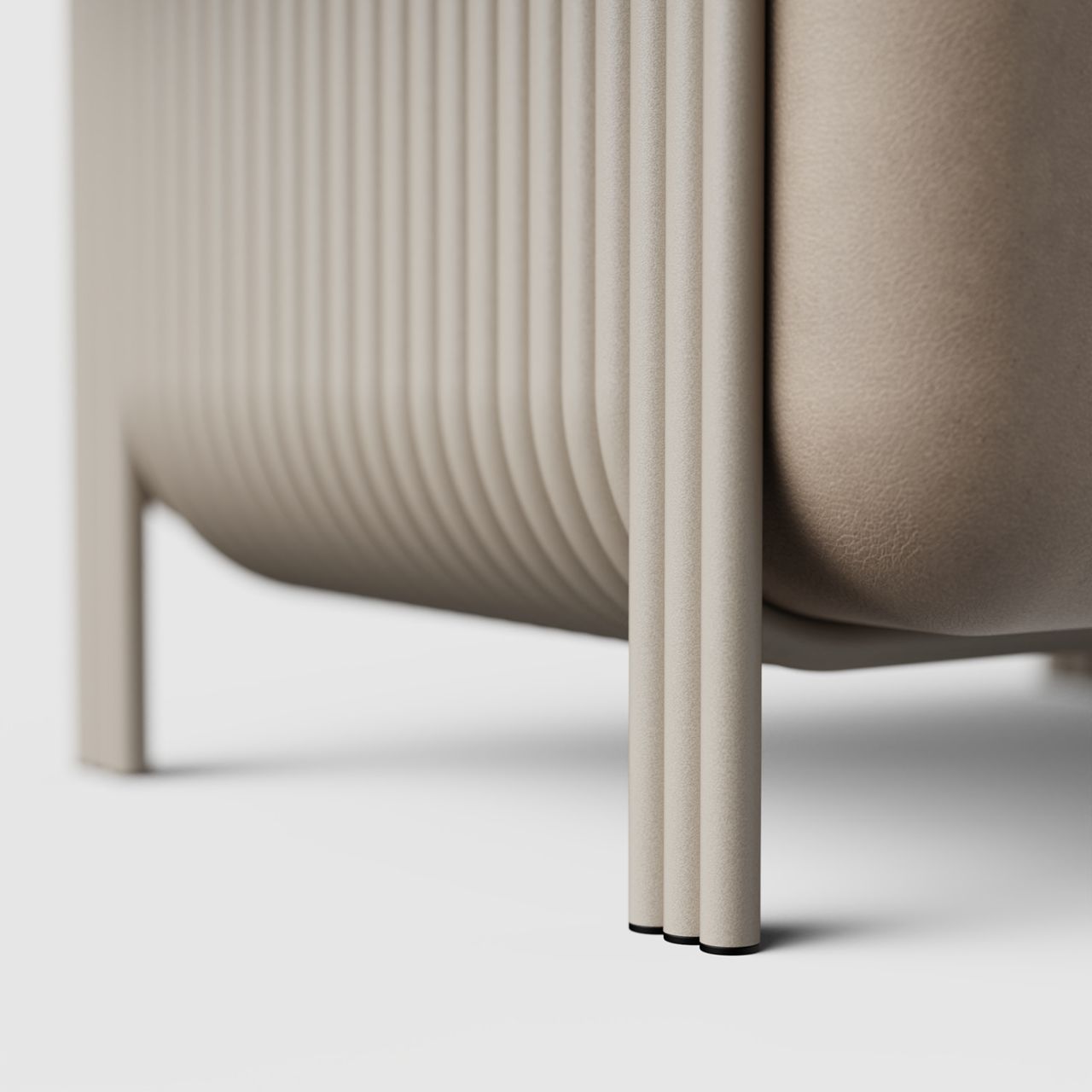 Multifunctional Sofa with Cat Tunnels is Playful and Modern