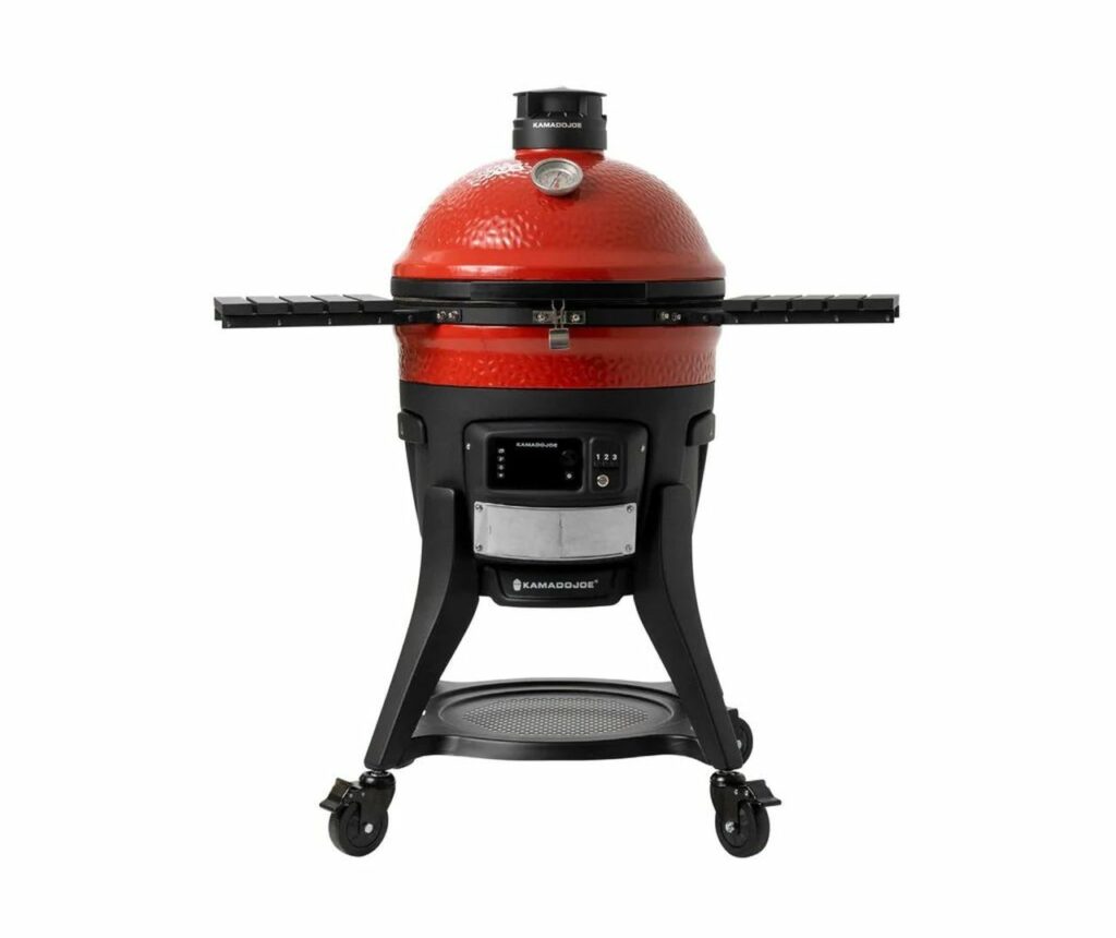 Konnected Joe Ceramic Grill Features Automatic Fire Starter Ignition