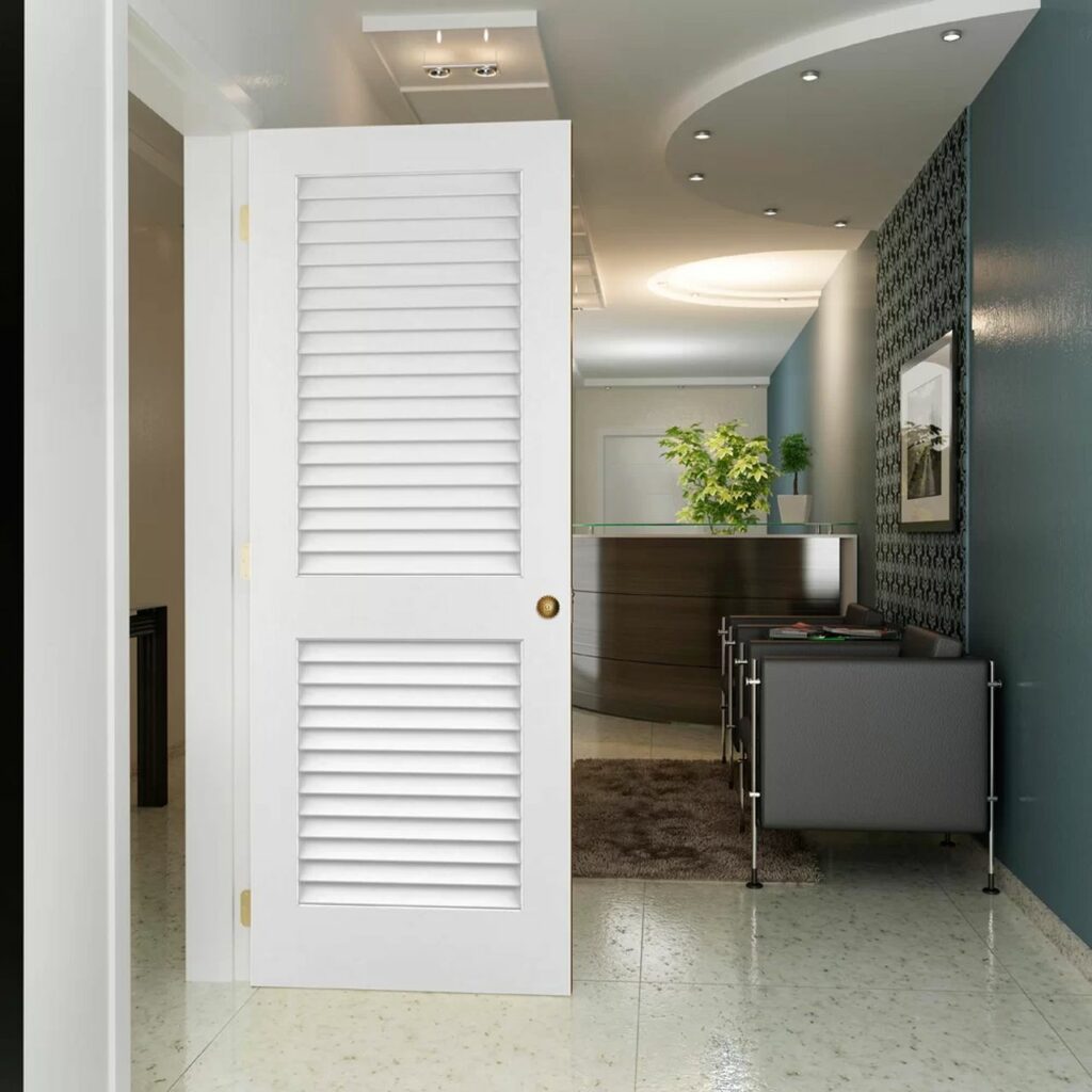 Louvered doors