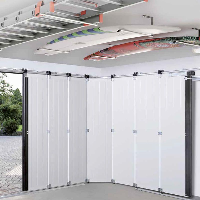 Side-slide garage door