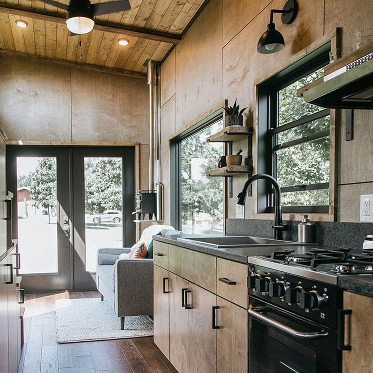 Couple-Friendly, Toccoa Tiny House Maximizes Space and Comfort