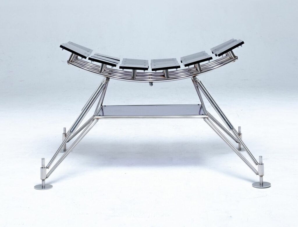 ya-18 STOOL by Beomseok Chae is made of acrylic