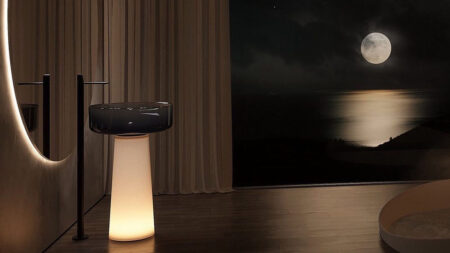 Salone 2023: Antoniolupi Furnishes its New Freestanding Washbasins with Lights
