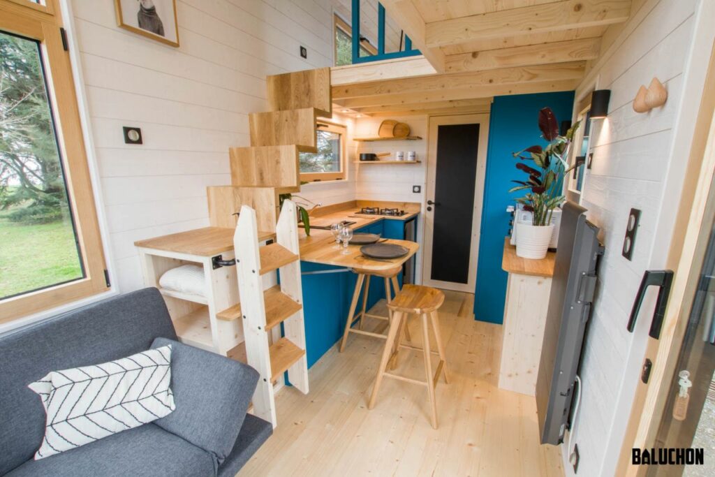 Baluchon’s Tiny House interior