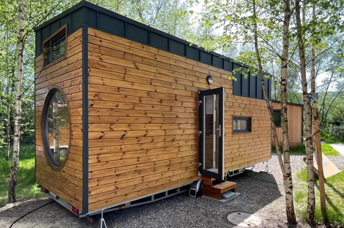Dufour Tiny House is Versatile Two-Loft Dwelling With Solar Panels
