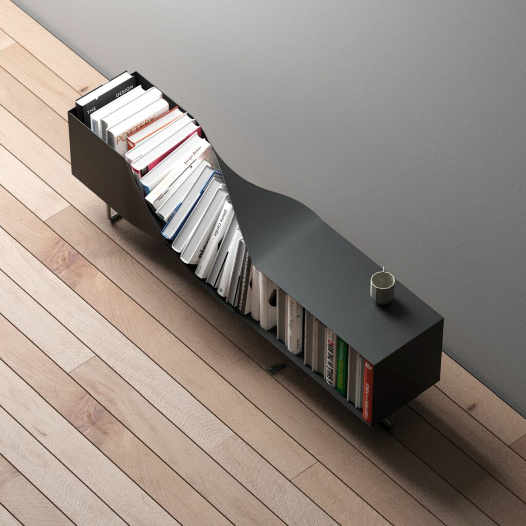 Bookscrew sideboard by Deniz Aktay