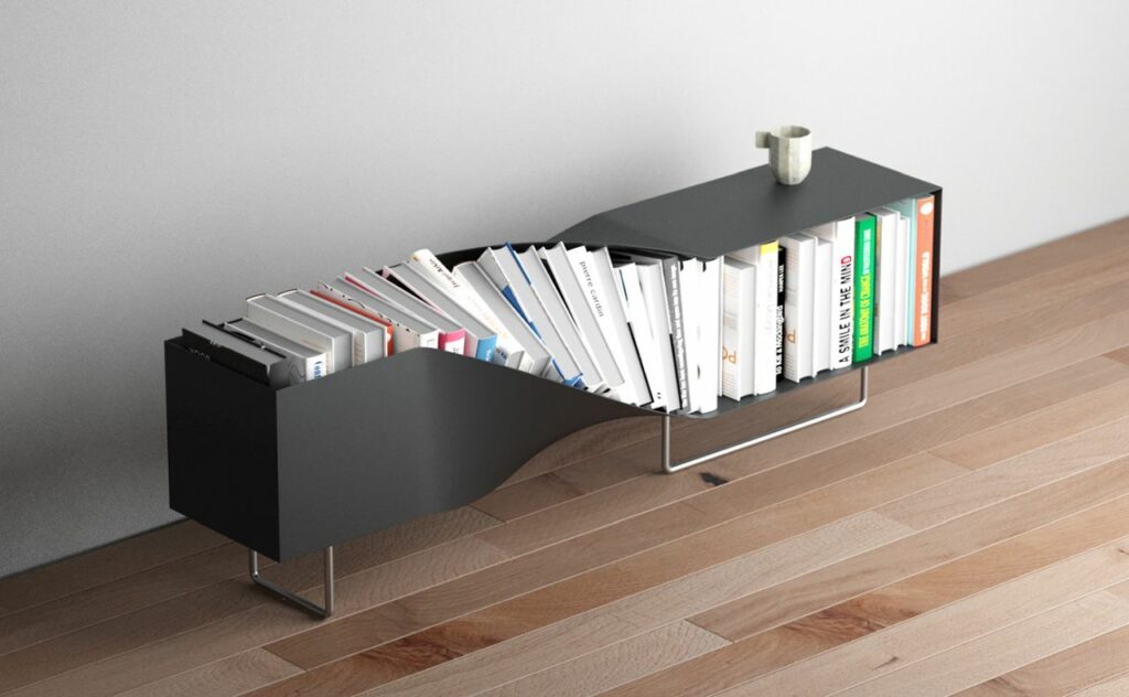 Bookscrew sideboard by Deniz Aktay