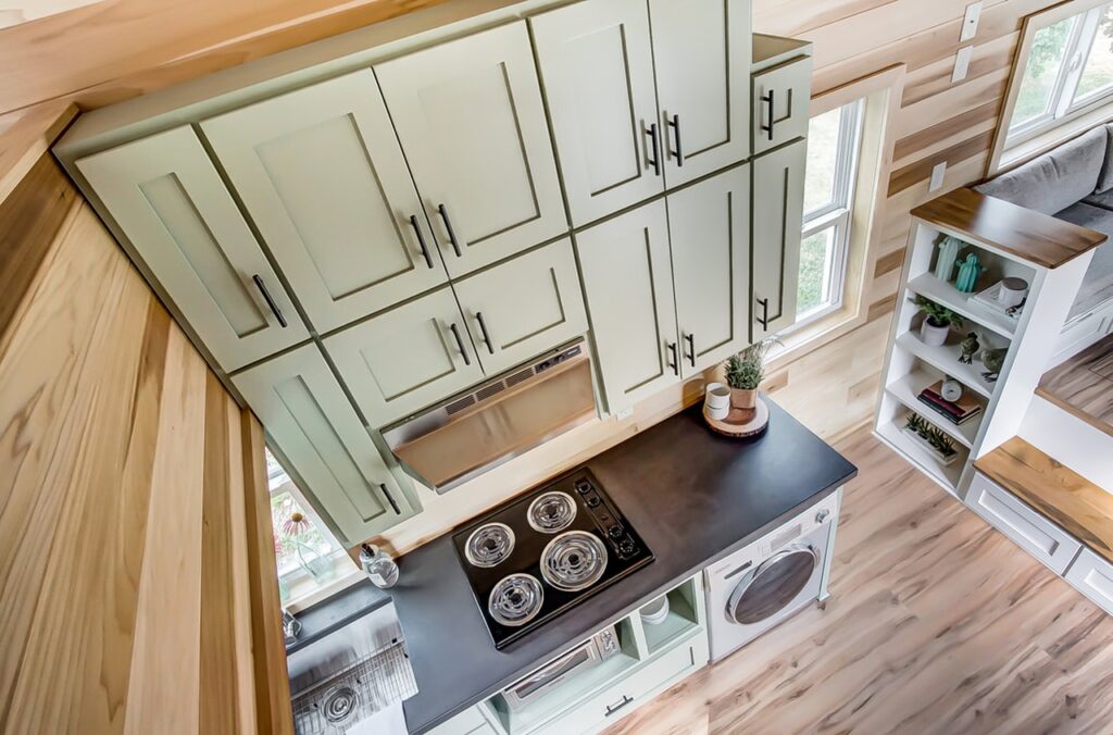 Clover Tiny House - Kitchen Storage