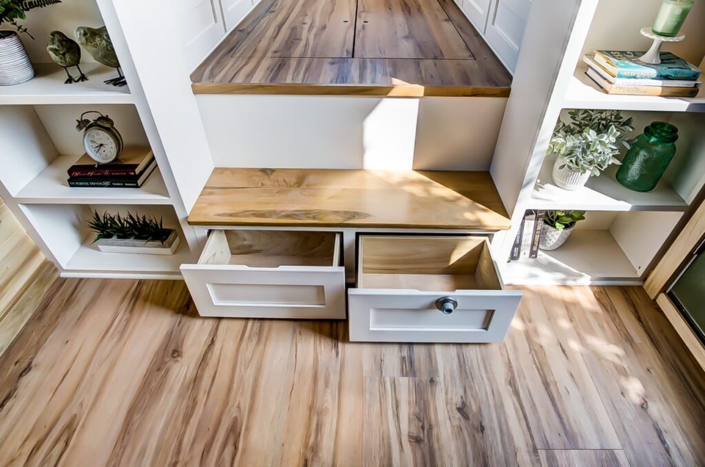 Clover Tiny House by Modern Tiny Living - Stair Storage