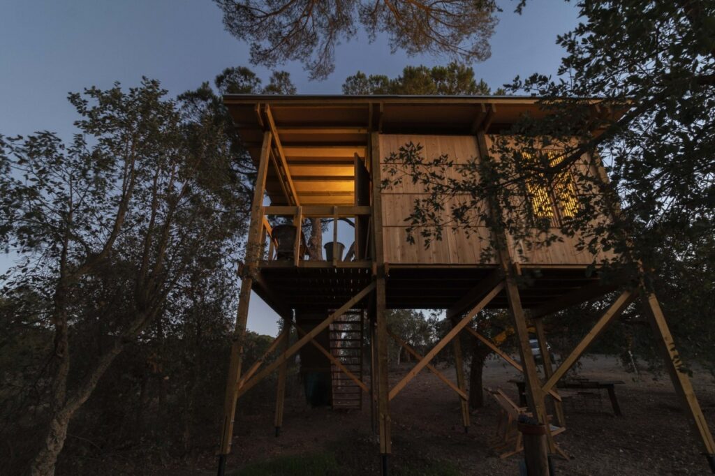 Columba Treehouse Night View-1