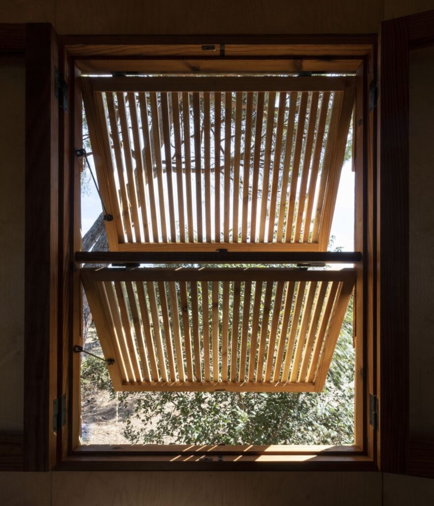 Columba Treehouse - Shuttered Windows