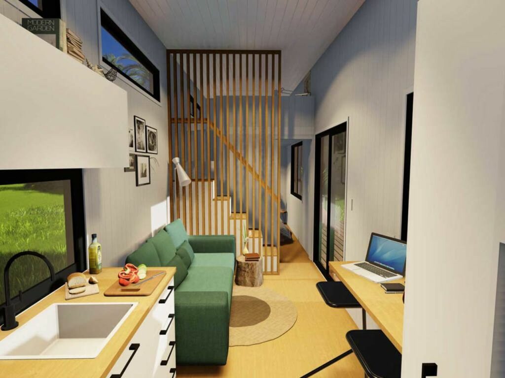 Coogee 10.0 interior by Aussie Tiny Houses