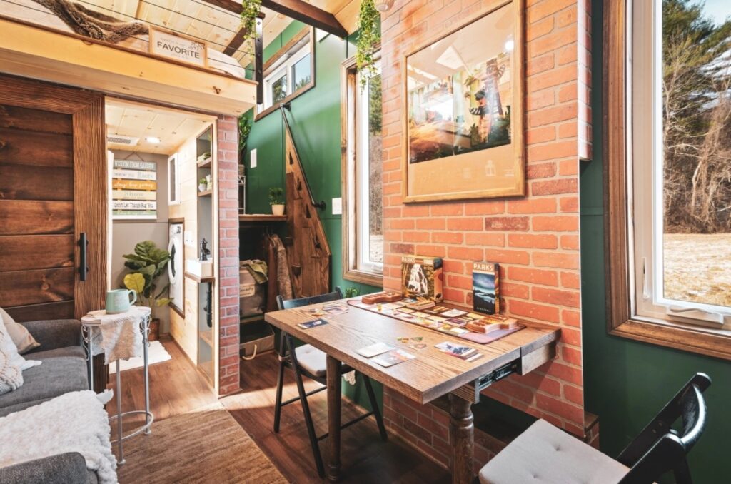 Dining Area of Bivouac Tiny Home