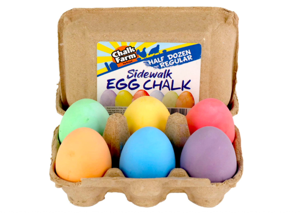 egg-shaped chalk