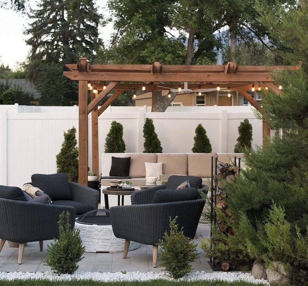 Garden Corner Pergola