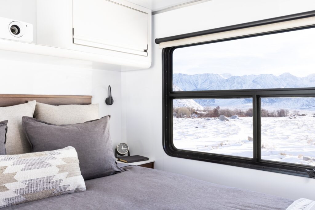 HD-PRO Travel Trailer Bedroom View