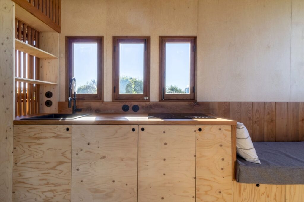 Kitchen of Vigia Tiny House