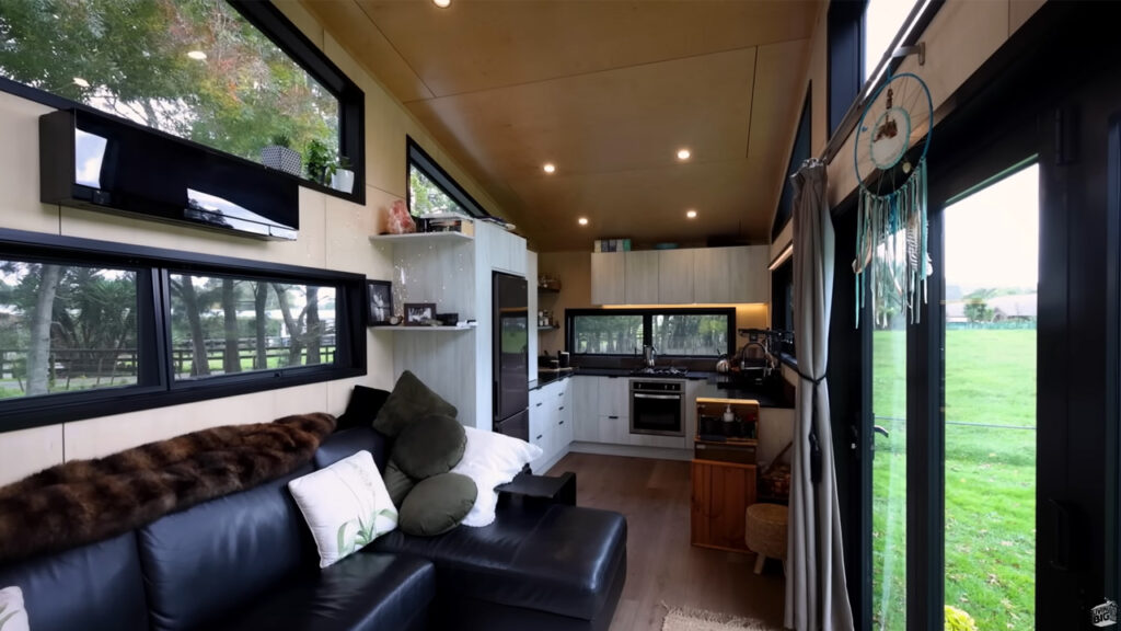 Interior of a tiny house