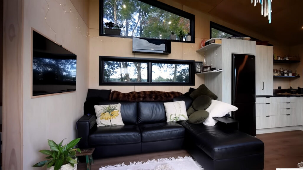 Interior of a tiny house