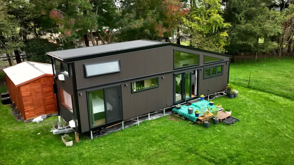 Kiwi Couple Builds 39-foot Tiny House