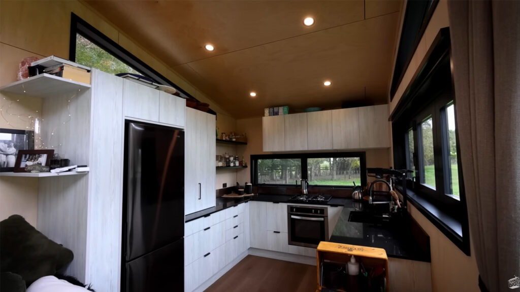 Kiwi Couple Builds 39-foot Tiny House