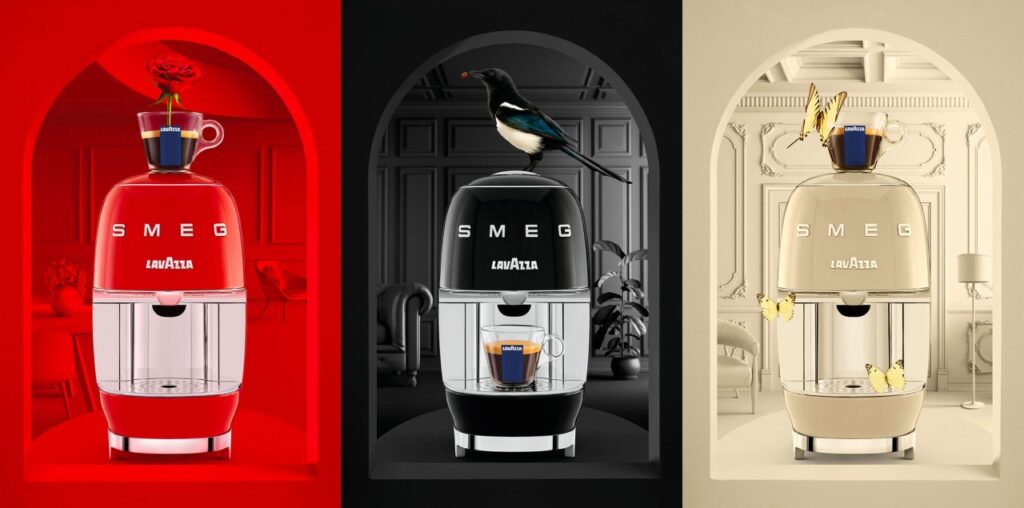 Lavazza Smeg Pod Coffee Machine - Color Options