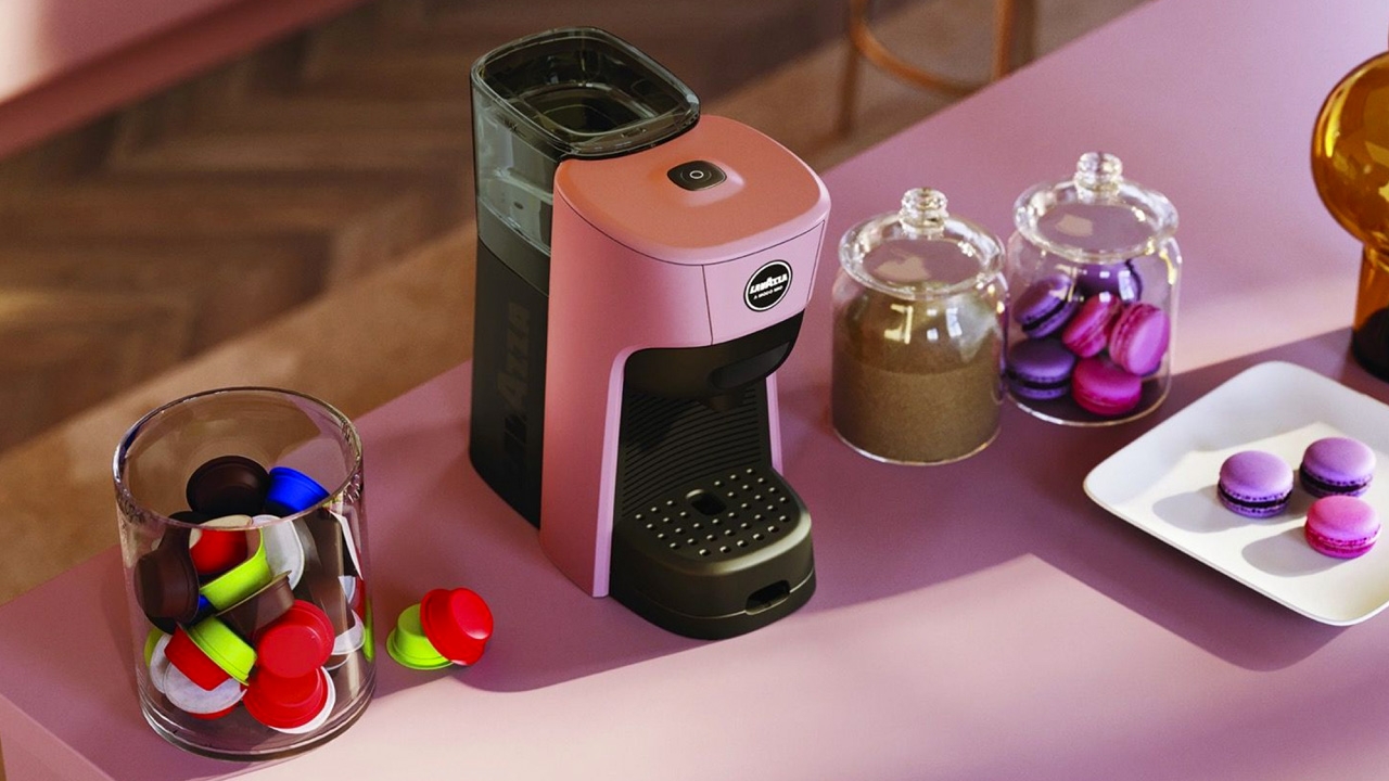 Lavazza's Tiny Eco Coffee Machine is Made From Recycled Plastic