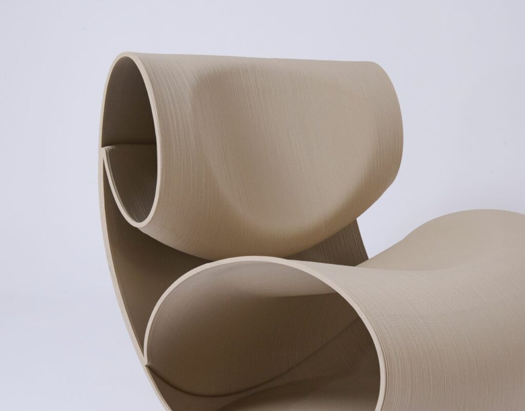 Loom 3D Printed Chair has Soft, Cloud-Like Shape