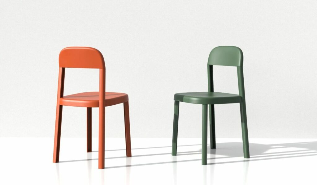 OTO recycled Ocean plastic chair 