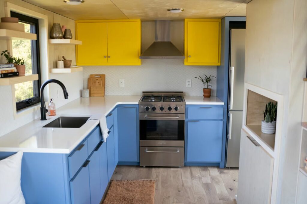 Ocoee tiny house on wheels kitchen