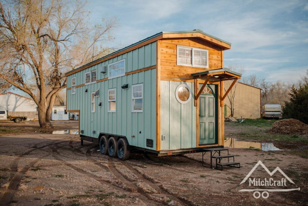 Summer’s 32′ x 8′ Tiny Home by MitchCraft Tiny Homes