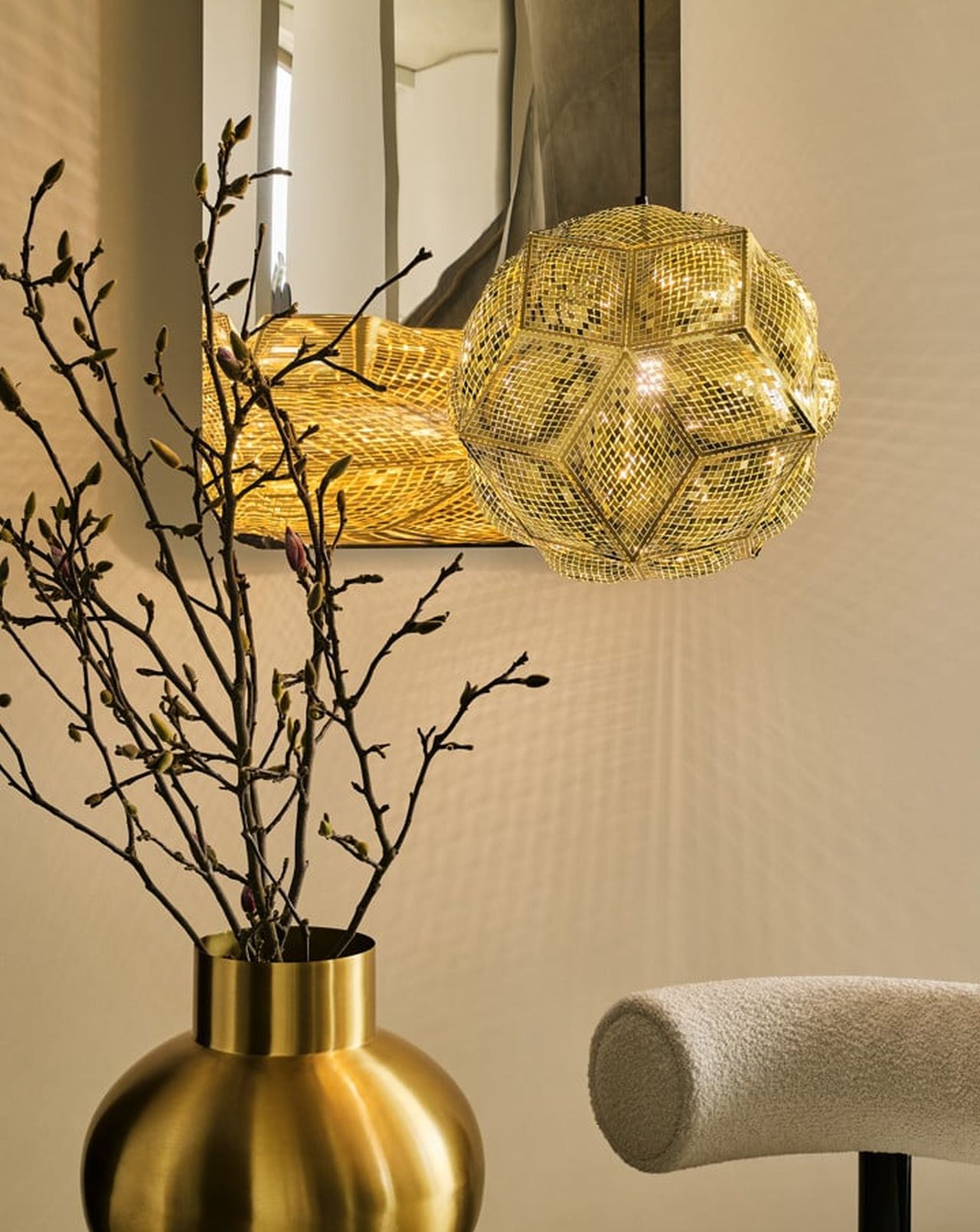 Tom Dixon Exhibits Ornate PUFF Pendant Lights at Salone 2023