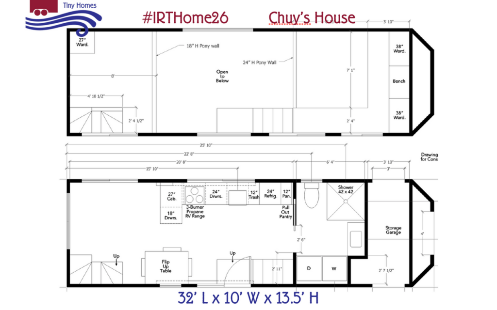 Chuys House by Indigo Tiny Homes - Tiny Home on Wheels