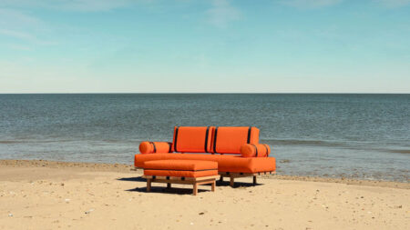 Bliss floating sofa by Mother Design