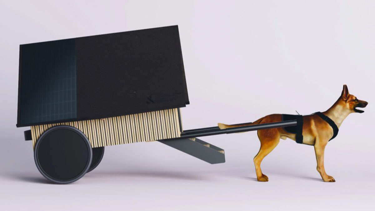 Picture of Off-grid Dog House on Wheels is for Adventurer With a Woof